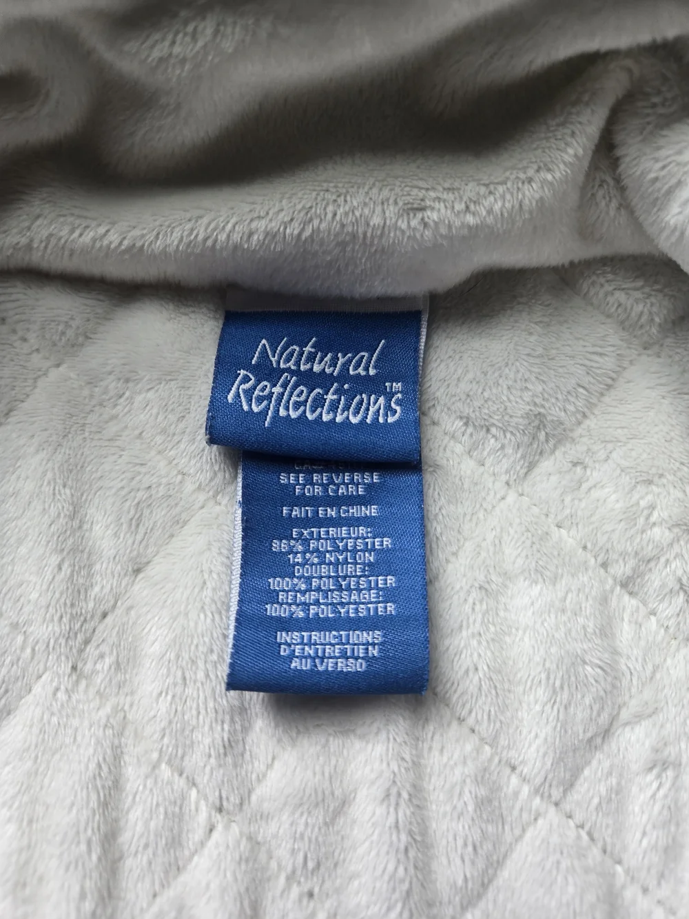 Natural Reflections Light Sage Quilted Zip Jacket Medium